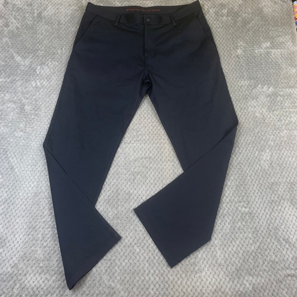 Rhone Commuter Pants Mens 35 Navy Blue Straight Leg‎ Performance Stretch